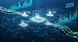 Profissional otimizando estratégias com IA para garantir IA como vantagem competitiva no mercado digital