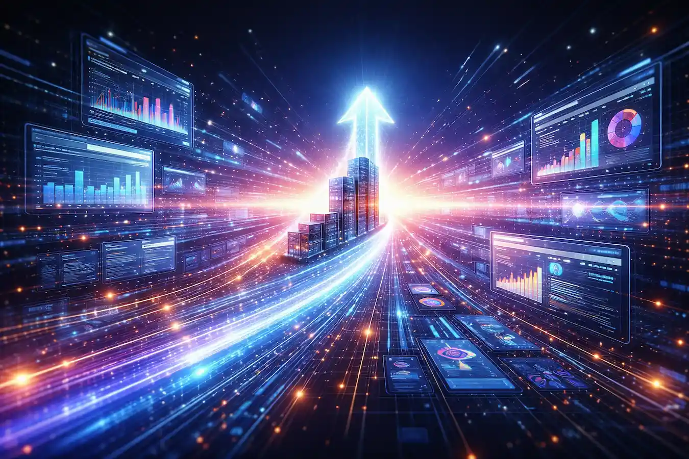 Imagem ilustrativa de uma empresa atingindo o topo do Google com estratégias de SEO em 2026. Entenda como colocar minha empresa no topo do Google.